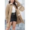 imageBellivera Women Long Heavy Puffer Coat Diamond Quilted Thermal Thicken Winter Parka Windproof Jacket with HoodYellow Belt