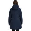 imageBellivera Women Puffer Jacket Reversible Spring and Winter Fashion Warm Quilted Long Hooded Padded Bubble CoatBlue