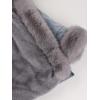 imageBellivera Women Twill Parka Jacket Winter Fashion Warm Long Hood Coat with Faux Fur CollarGrey Sherpa Fleece Jean Jackets