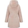imageBellivera Womens Lightweight Puffer Jacket Winter Coats for Women Warm Quilted Bubble Padded Hood Coat with Faux Fur CollarPink Hooded