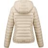 imageBellivera Womens Quilted Lightweight Jacket Puffer Coat Women Bubble for Spring and WinterBeige Short Coat