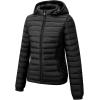 imageBellivera Womens Quilted Lightweight Jacket Puffer Coat Women Bubble for Spring and WinterBlack Short Coat