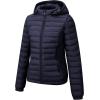 imageBellivera Womens Quilted Lightweight Jacket Puffer Coat Women Bubble for Spring and WinterBlue Short Coat