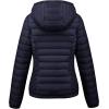 imageBellivera Womens Quilted Lightweight Jacket Puffer Coat Women Bubble for Spring and WinterBlue Short Coat