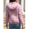 imageBellivera Womens Quilted Lightweight Jacket Puffer Coat Women Bubble for Spring and WinterLight Pink Hooded Coat