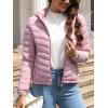 imageBellivera Womens Quilted Lightweight Jacket Puffer Coat Women Bubble for Spring and WinterLight Pink Hooded Coat
