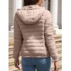 imageBellivera Womens Quilted Lightweight Jacket Puffer Coat Women Bubble for Spring and WinterPink Hooded Coat