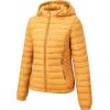 imageBellivera Womens Quilted Lightweight Jacket Puffer Coat Women Bubble for Spring and WinterYellow Short Coat