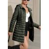 imageBellivera Womens Quilted Lightweight Puffer Jacket Winter Coats for Women Long Padded Bubble Coat7148a Darkgreen