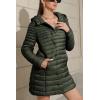 imageBellivera Womens Quilted Lightweight Puffer Jacket Winter Coats for Women Long Padded Bubble Coat7148a Darkgreen