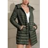 imageBellivera Womens Quilted Lightweight Puffer Jacket Winter Coats for Women Long Padded Bubble Coat7148a Darkgreen