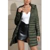 imageBellivera Womens Quilted Lightweight Puffer Jacket Winter Coats for Women Long Padded Bubble Coat7148a Darkgreen