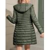 imageBellivera Womens Quilted Lightweight Puffer Jacket Winter Coats for Women Long Padded Bubble Coat7148a Darkgreen