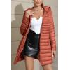 imageBellivera Womens Quilted Lightweight Puffer Jacket Winter Coats for Women Long Padded Bubble Coat7148a Orange
