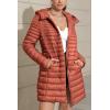 imageBellivera Womens Quilted Lightweight Puffer Jacket Winter Coats for Women Long Padded Bubble Coat7148a Orange