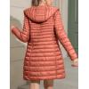 imageBellivera Womens Quilted Lightweight Puffer Jacket Winter Coats for Women Long Padded Bubble Coat7148a Orange