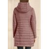 imageBellivera Womens Quilted Lightweight Puffer Jacket Winter Coats for Women Long Padded Bubble CoatPink With Hood