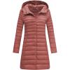 imageBellivera Womens Quilted Lightweight Puffer Jacket Winter Coats for Women Long Padded Bubble CoatCoral With Hood