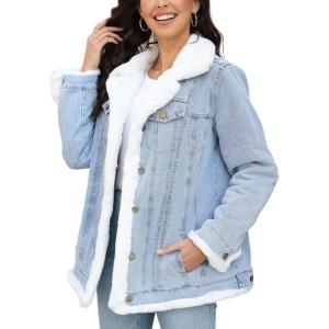 imageBellivera Women Twill Parka Jacket Winter Fashion Warm Long Hood Coat with Faux Fur CollarBlue Denim