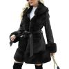 Black Leather Mid Length
