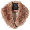 imageBellivera Women Faux Fur Collar Neck Warm Fashion Retro Scarf Wrap for Winter Pink R16