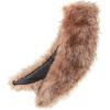 imageBellivera Women Faux Fur Collar Neck Warm Fashion Retro Scarf Wrap for Winter Pink R16