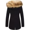 imageBellivera Women Twill Parka Jacket Winter Fashion Warm Long Hood Coat with Faux Fur CollarYellow