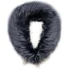 imageBellivera Women Faux Fur Collar Neck Warm Fashion Retro Scarf Wrap for Winter Black R02