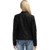 imageBellivera Faux Leather Jackets for Women Motorcycle Stretchy Coat 55 Black S