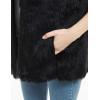 imageBellivera Women Faux Fur Vest Fall Clothes Winter Trendy Warm Sherpa Fleece Sleeveless Outwear 393 Black L