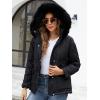 imageBellivera Women Twill Parka Jacket Winter Trendy Warm Hood Coat with Faux Fur CollarBlack