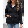 imageBellivera Women Twill Parka Jacket Winter Trendy Warm Hood Coat with Faux Fur CollarBlack