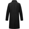 imageBellivera Women Wool Jacket Blend Winter Mid Long Trench Coat Warm Pea OvercoatBlack