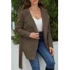 imageBellivera Women Wool Jacket Blend Winter Mid Long Trench Coat Warm Pea OvercoatCamel Coat