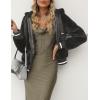 imageBellivera Womens Faux Fur Coat Shearling Fluffy Fuzzy Shaggy Hood SherpaLined Fleece JacketGrey Tops