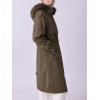 imageBellivera Womens Plus Size Parka Jacket Long Winter Warm Hooded Zipper CoatArmygreen