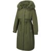 imageBellivera Womens Plus Size Parka Jacket Long Winter Warm Hooded Zipper CoatArmygreen Parka
