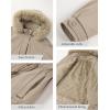 imageBellivera Womens Plus Size Parka Jacket Long Winter Warm Hooded Zipper CoatBeige