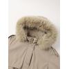 imageBellivera Womens Plus Size Parka Jacket Long Winter Warm Hooded Zipper CoatBeige