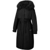 imageBellivera Womens Plus Size Parka Jacket Long Winter Warm Hooded Zipper CoatBlack