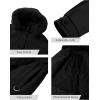 imageBellivera Womens Plus Size Parka Jacket Long Winter Warm Hooded Zipper CoatBlack Parka