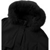 imageBellivera Womens Plus Size Parka Jacket Long Winter Warm Hooded Zipper CoatBlack Parka