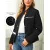 imageBellivera Womens Stand Collar Lightweight Quilted Puffer Jacket Padded Zip Coat for Spring and WinterBlack Diamond