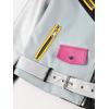 imageBellivera Womens faux leather Motorcycle Jacket Zip up stand with PocketsMulticolor