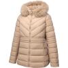 imageGeschallino Women Winter Coats Plus Size Puffer Jacket Thicken Quilted Hooded OuterwearApricot