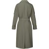 imageBellivera Womens Trench Coat Long Loose Jacket Spring Fall Overcoat with BeltGreen