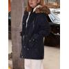imageBellivera Womens Parka Coat 3 in 1 Winter Warm Fleece Lined Anoraks Thicken Hooded OuterwearBlue