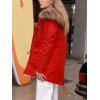 imageBellivera Womens Parka Coat 3 in 1 Winter Warm Fleece Lined Anoraks Thicken Hooded OuterwearRed