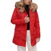 imageBellivera Womens Parka Coat 3 in 1 Winter Warm Fleece Lined Anoraks Thicken Hooded OuterwearRed