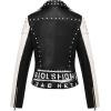 imageBellivera Womens faux leather Motorcycle Jacket Zip up stand with PocketsBlack B